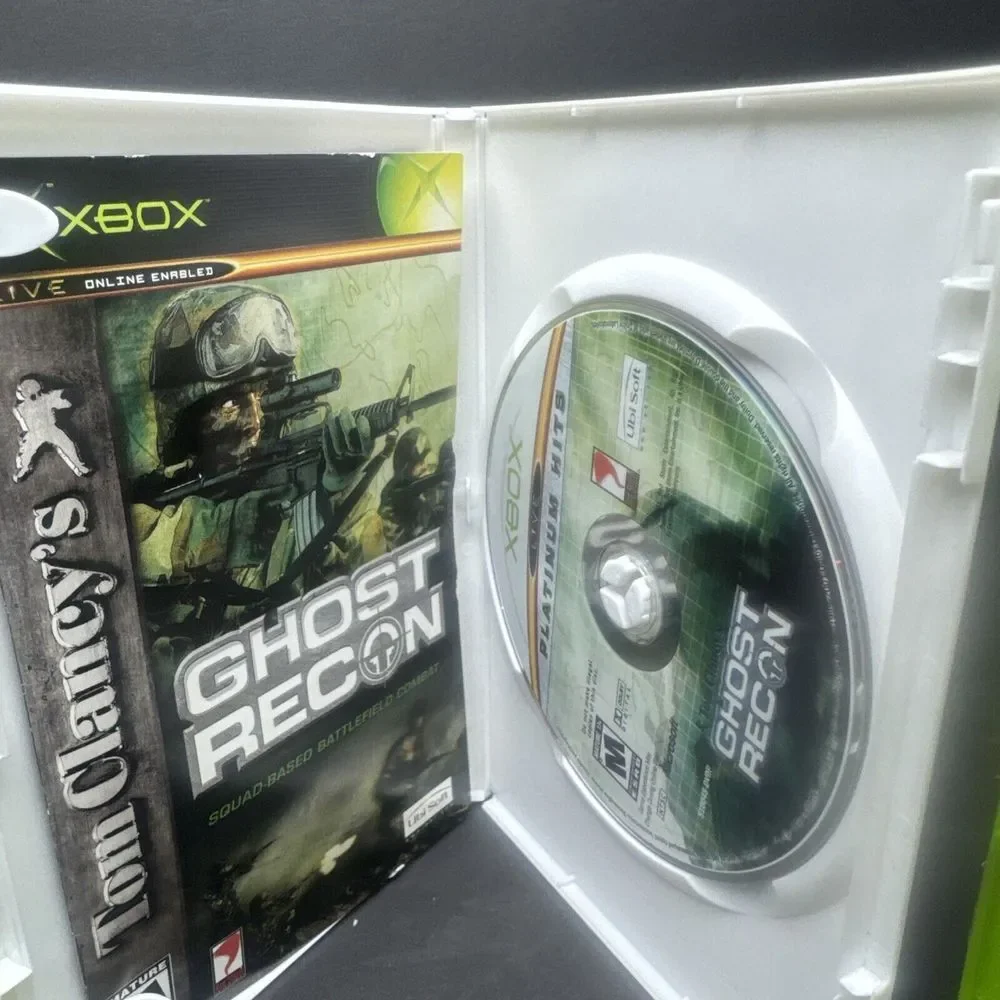 xbox  game lot Big Bumpin, The Haunted‎ Mansion, Gost Recon,top Spin